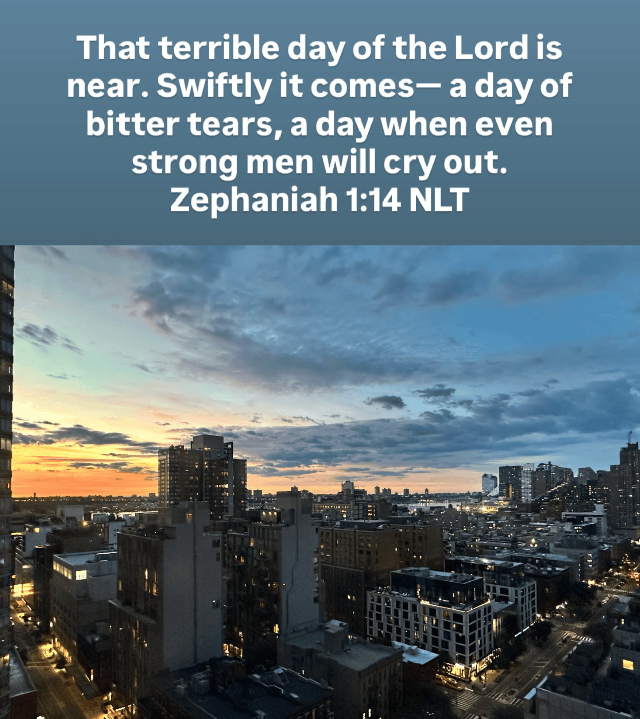 The Terrible Day of the Lord